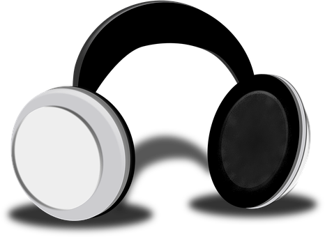 Abstract Headphones Graphic PNG