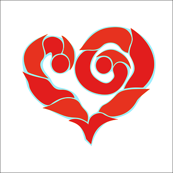 Abstract Heart Design PNG