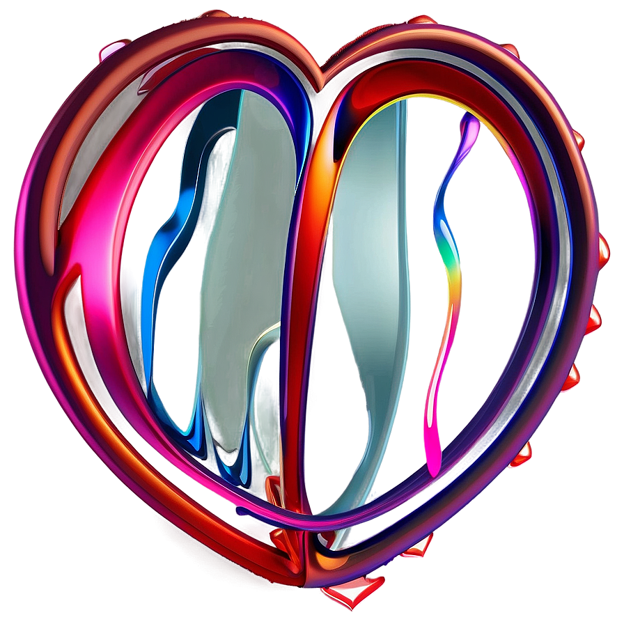 Abstract Heart Outline Png 85 PNG
