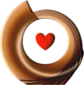 Abstract Heart Valentine Art PNG