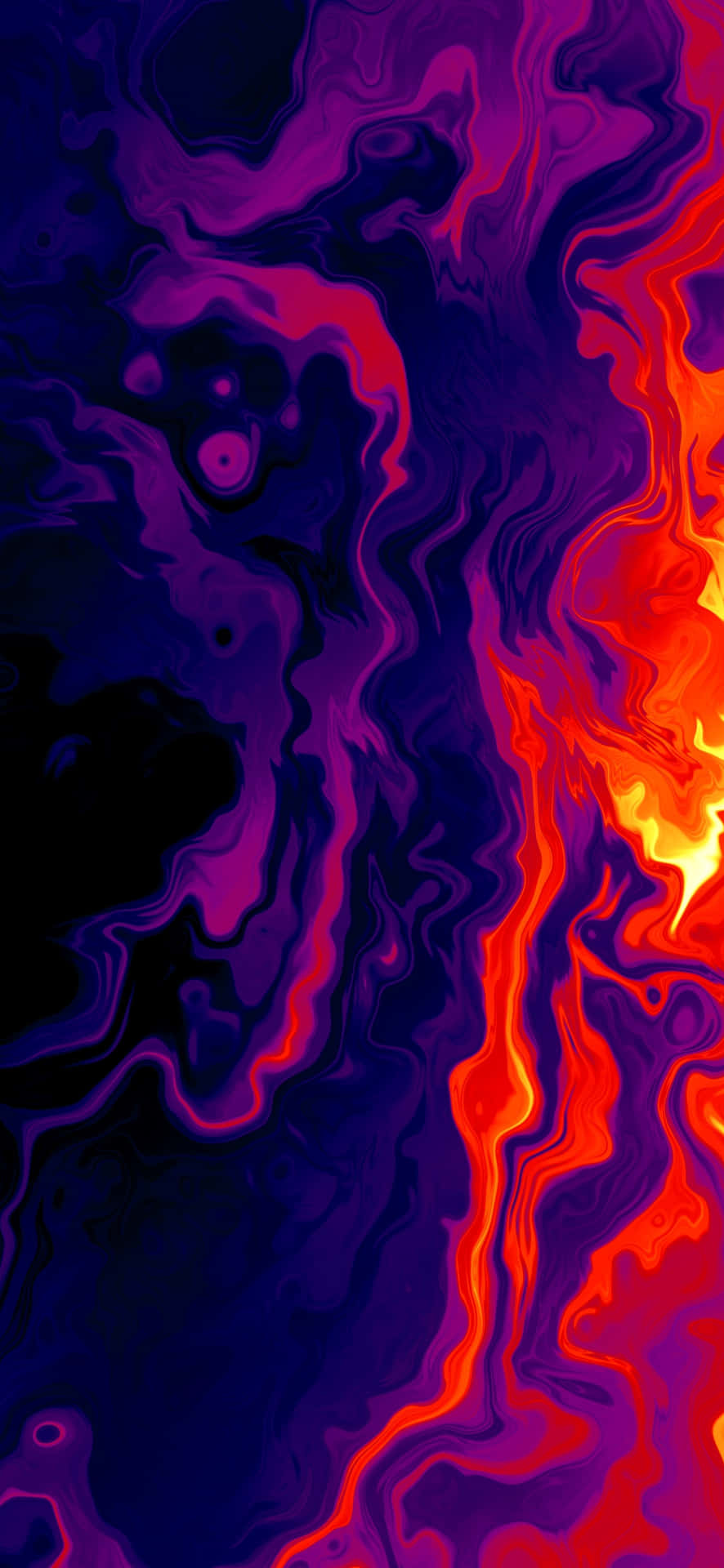 Abstract Heatwave Art Wallpaper