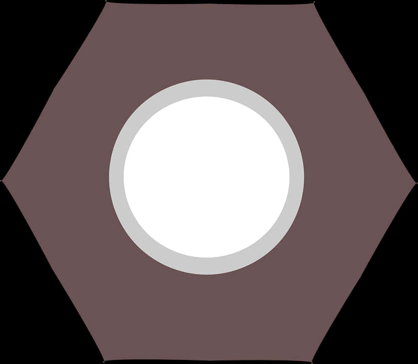 Abstract Hexagonand Circle Design PNG