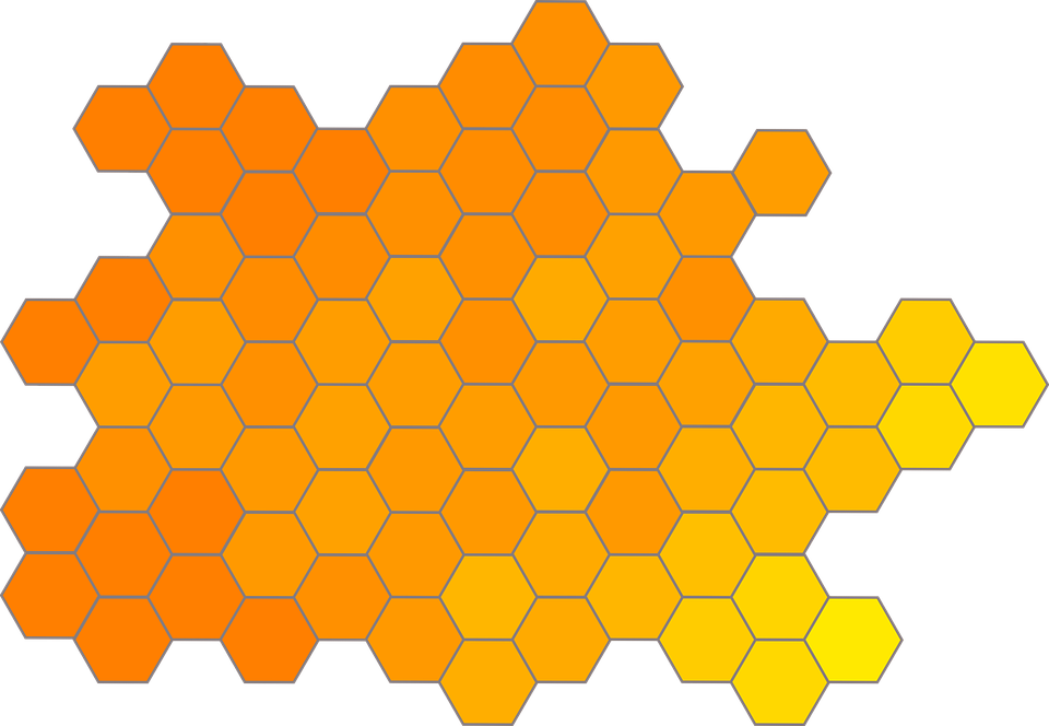 Abstract Honeycomb Pattern PNG