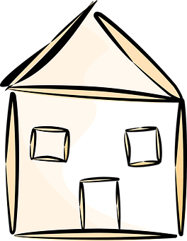 Abstract House Sketch PNG