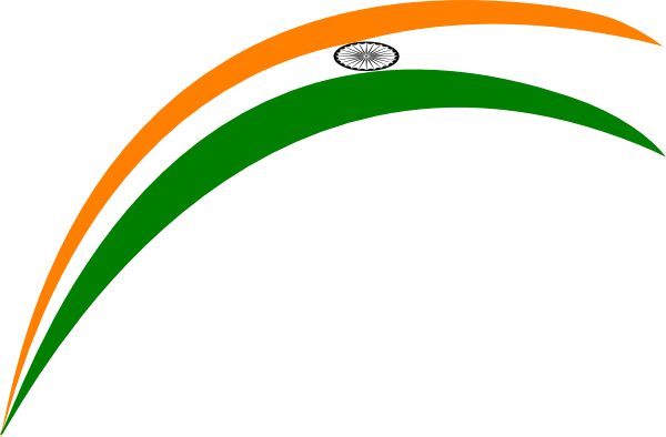 Abstract Indian Flag Design PNG