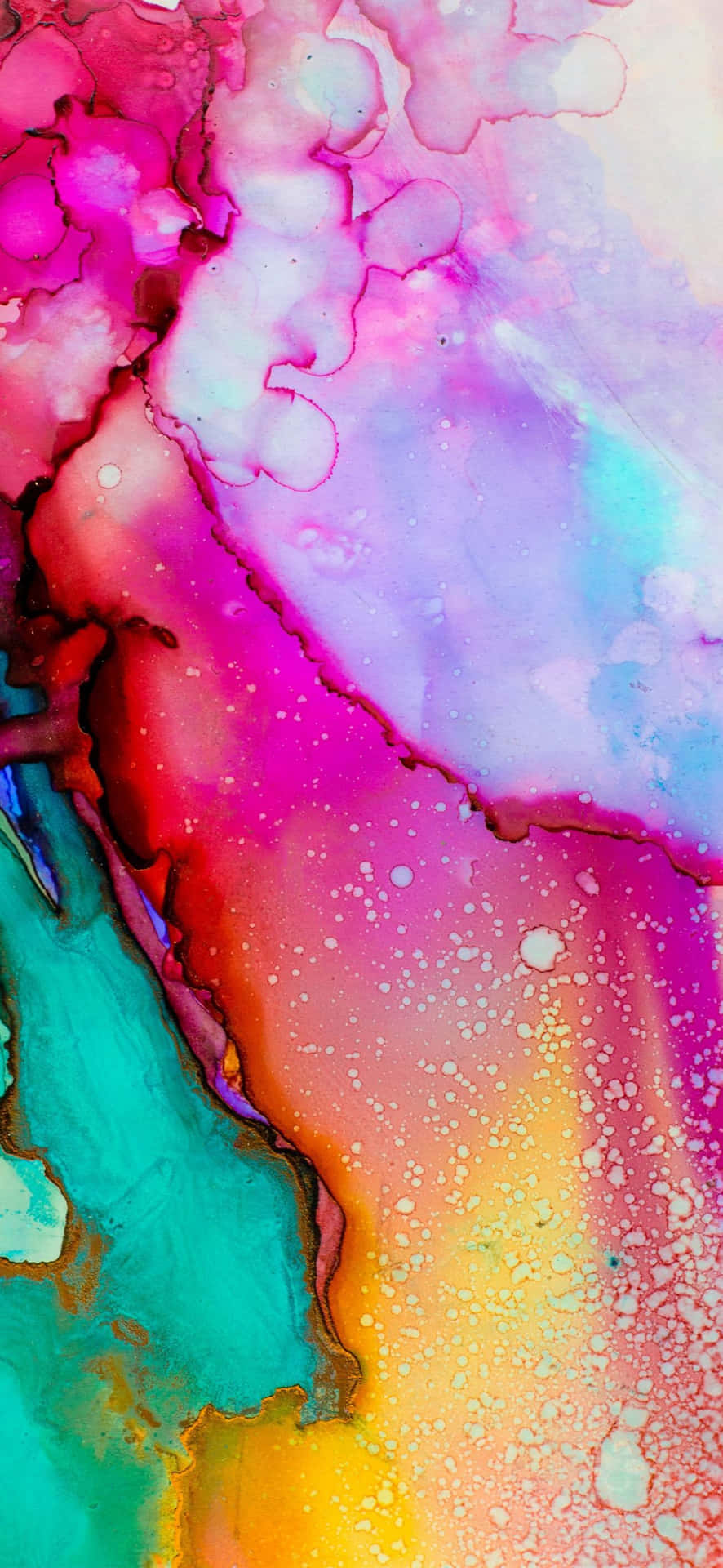 Abstract Ink Explosion Artwork Wallpaper