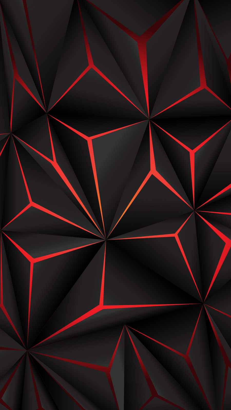 Abstract Iphone Black Pyramids Wallpaper