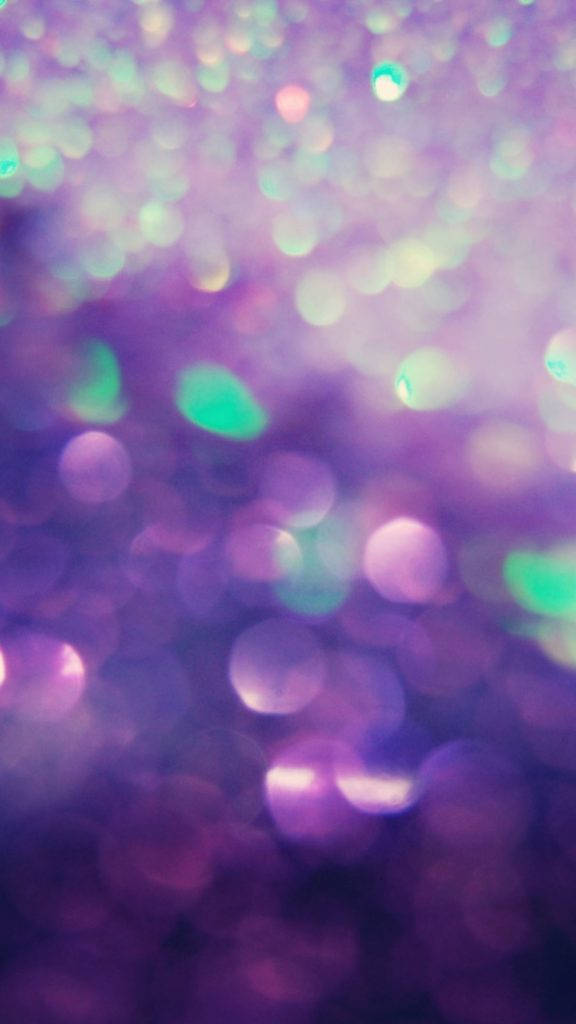Abstract Iphone Purple Sparkle