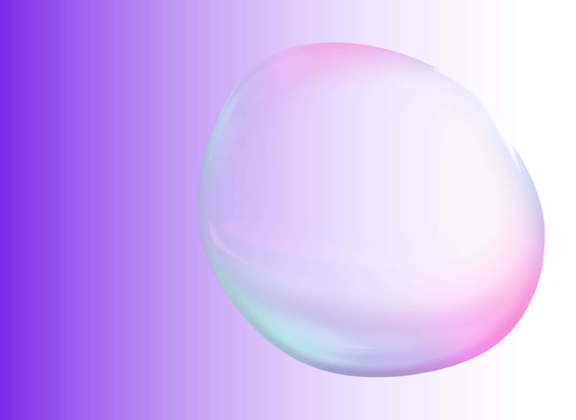 Abstract Iridescent Bubble Background Wallpaper