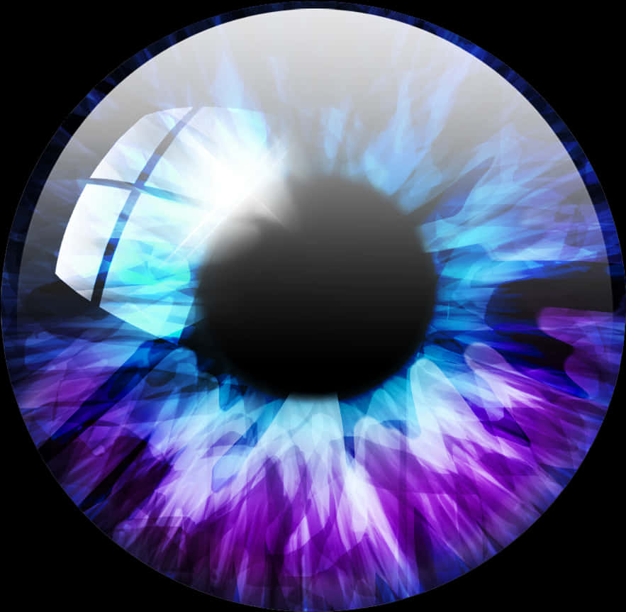 Abstract Iris Eye Art PNG