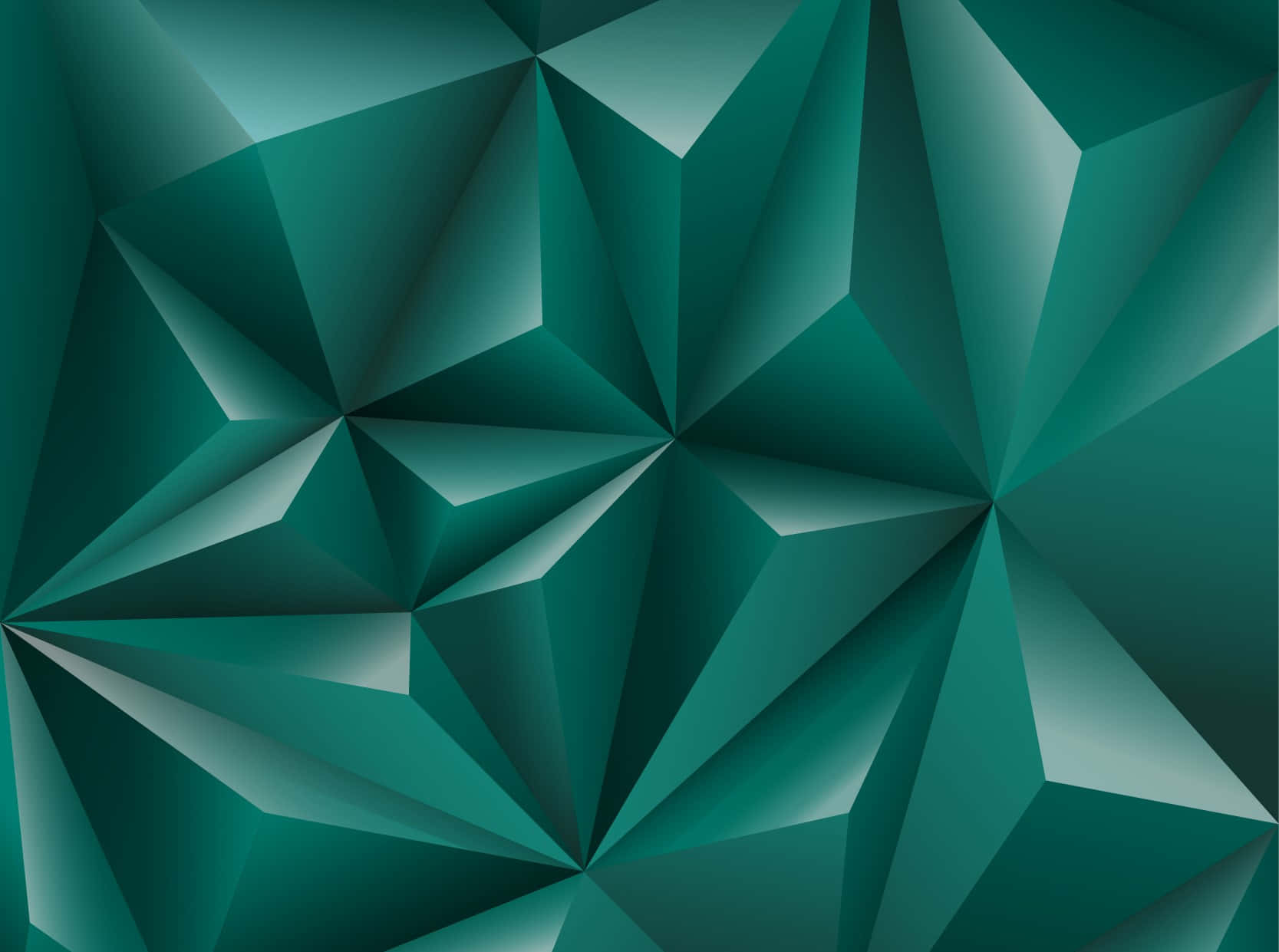 Abstract Jade Polygonal Background Wallpaper