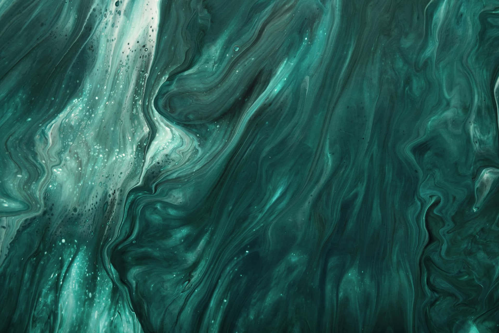 Abstract Jade Swirls Texture Wallpaper