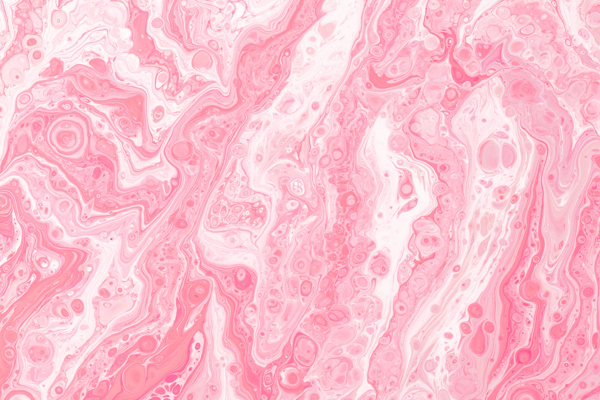 Abstract Kawaii Pink Painting Wallpaper