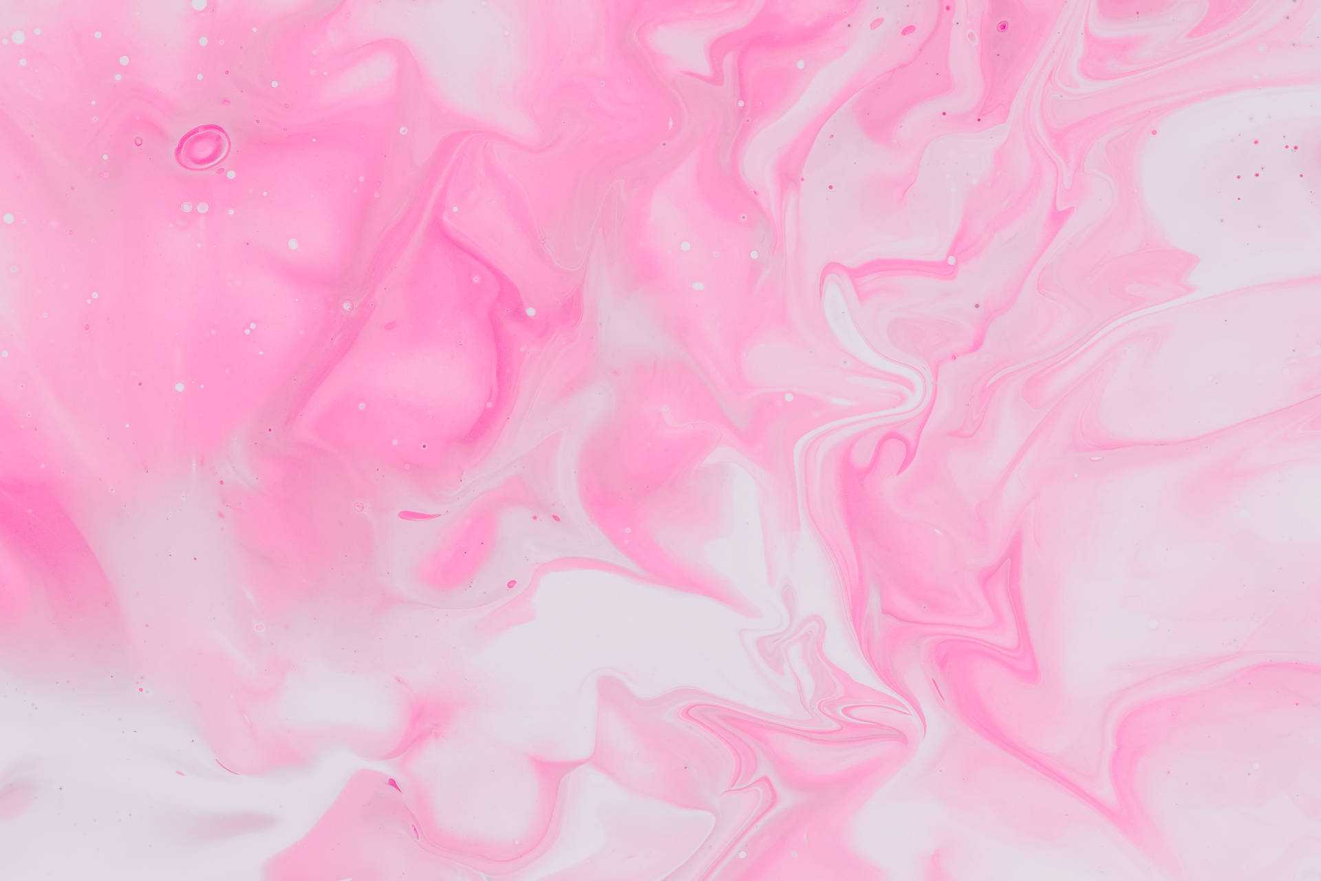 Abstract Kawaii Pink Painting With Smoke Strokes