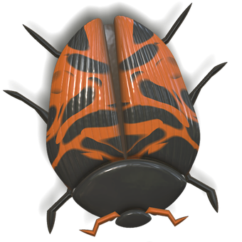 Abstract Ladybug Design PNG