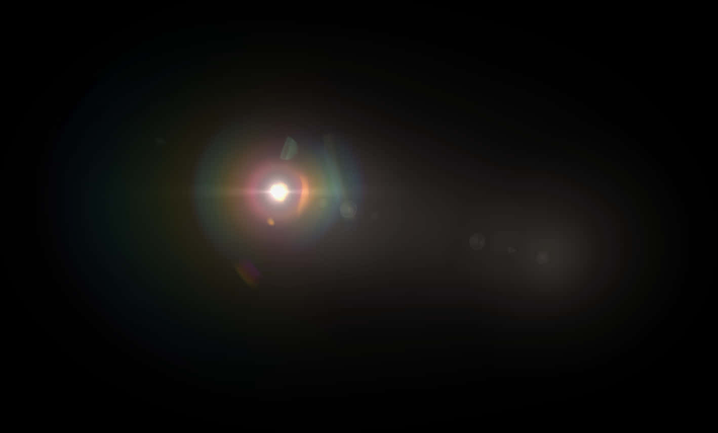 Abstract Lens Flare Effect PNG