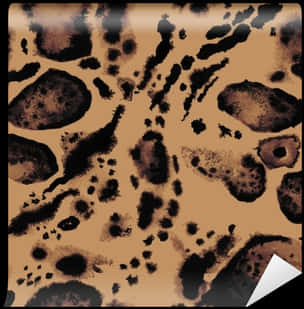 Abstract Leopard Print Pattern PNG