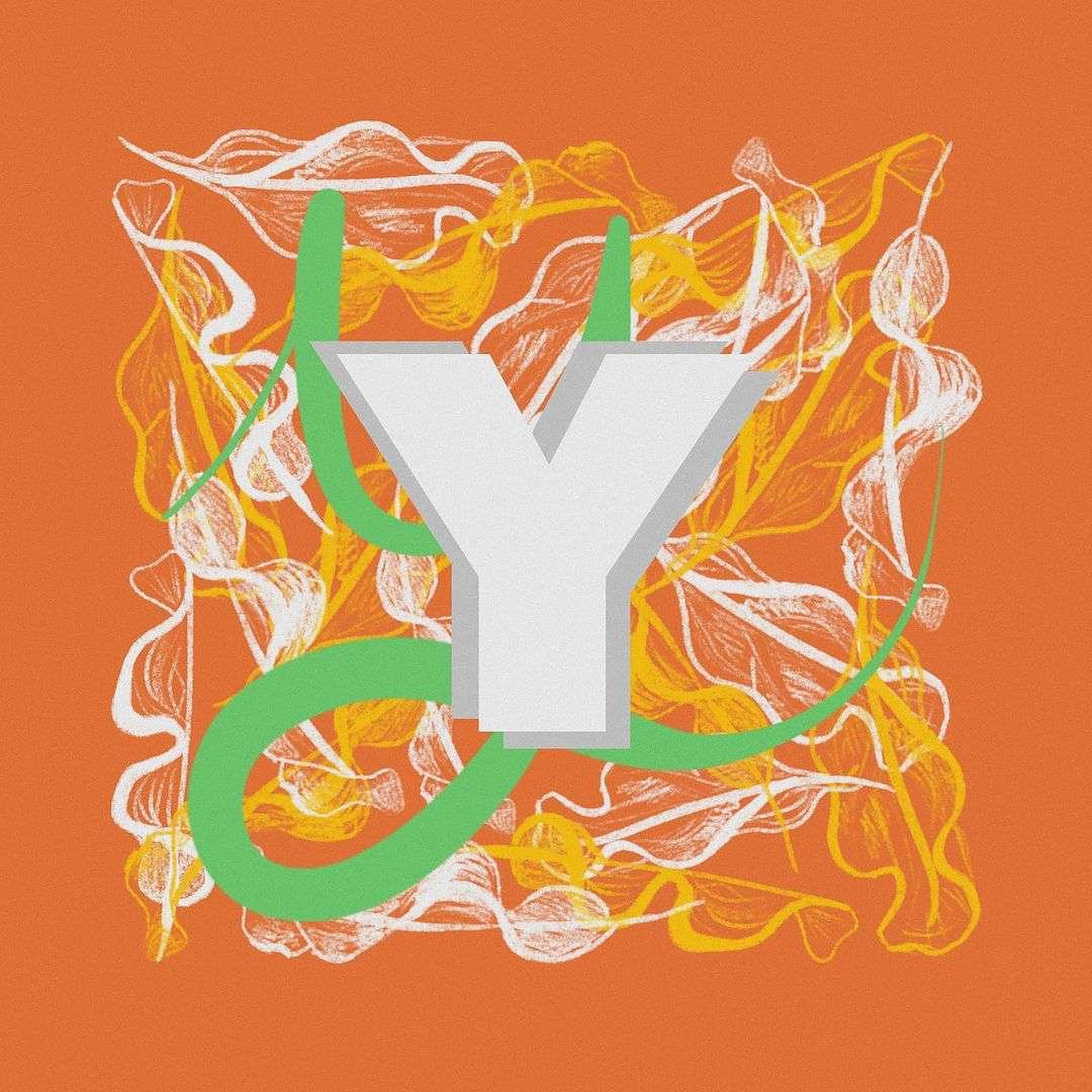 Stunning Abstract Representation of Alphabet Letter 'Y' Wallpaper