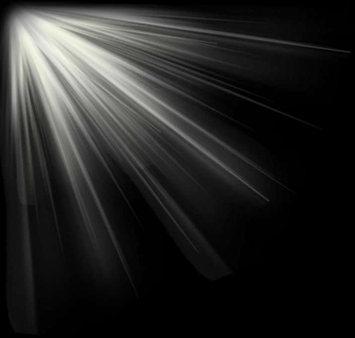 Abstract Light Beams Black Background PNG