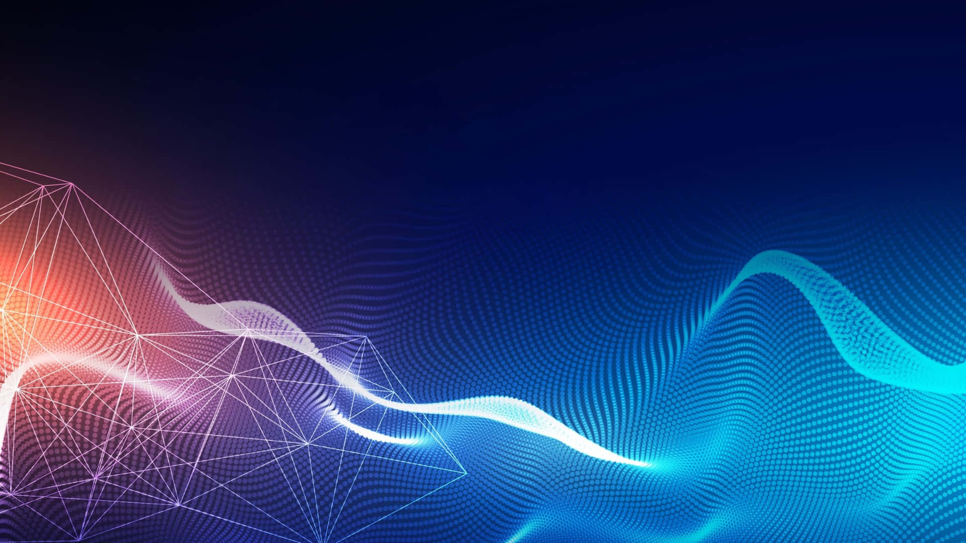 Abstrakt Ljusvåg Flöde Wallpaper