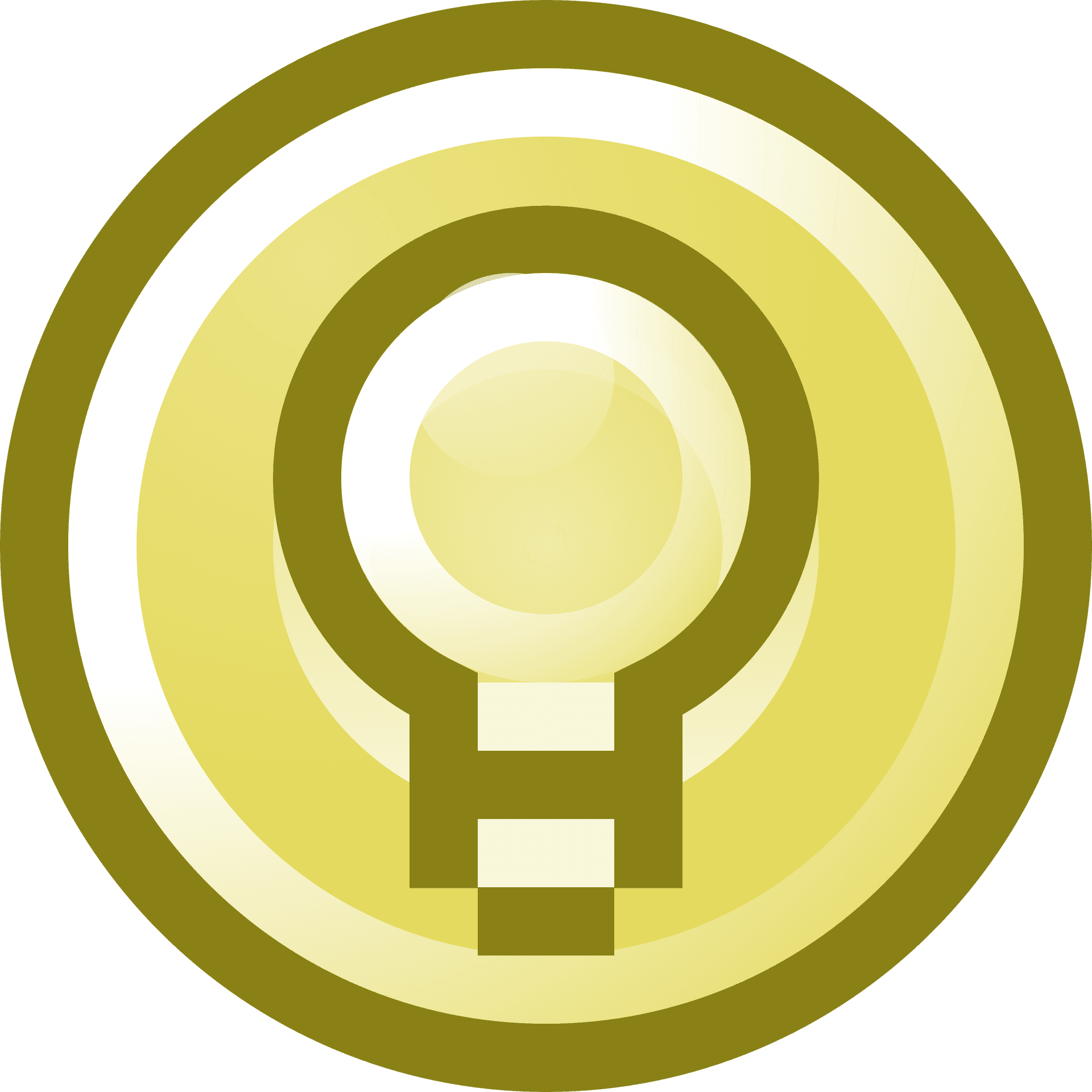 Abstract Lightbulb Graphic SVG