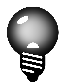 Abstract Lightbulb Illustration PNG