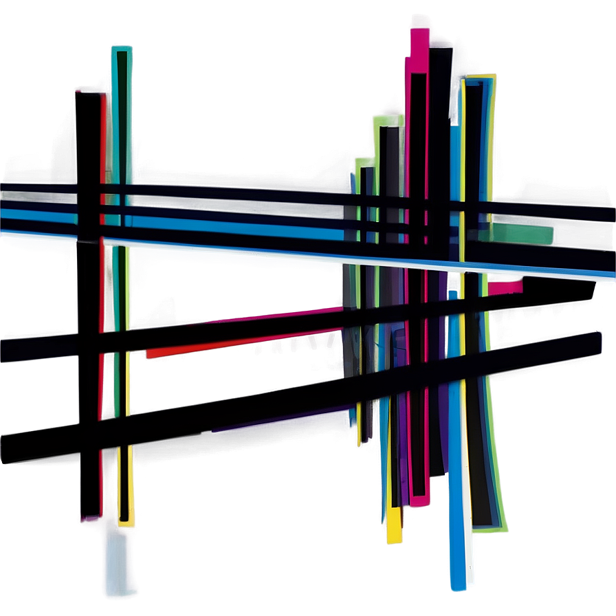 Abstract Lines Artistic Png 06262024 PNG