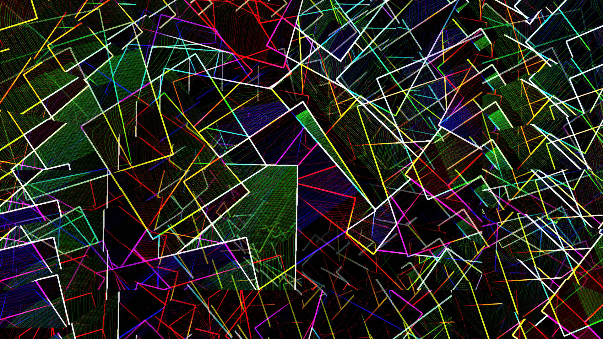 Abstract Lines Psychedelic 4k