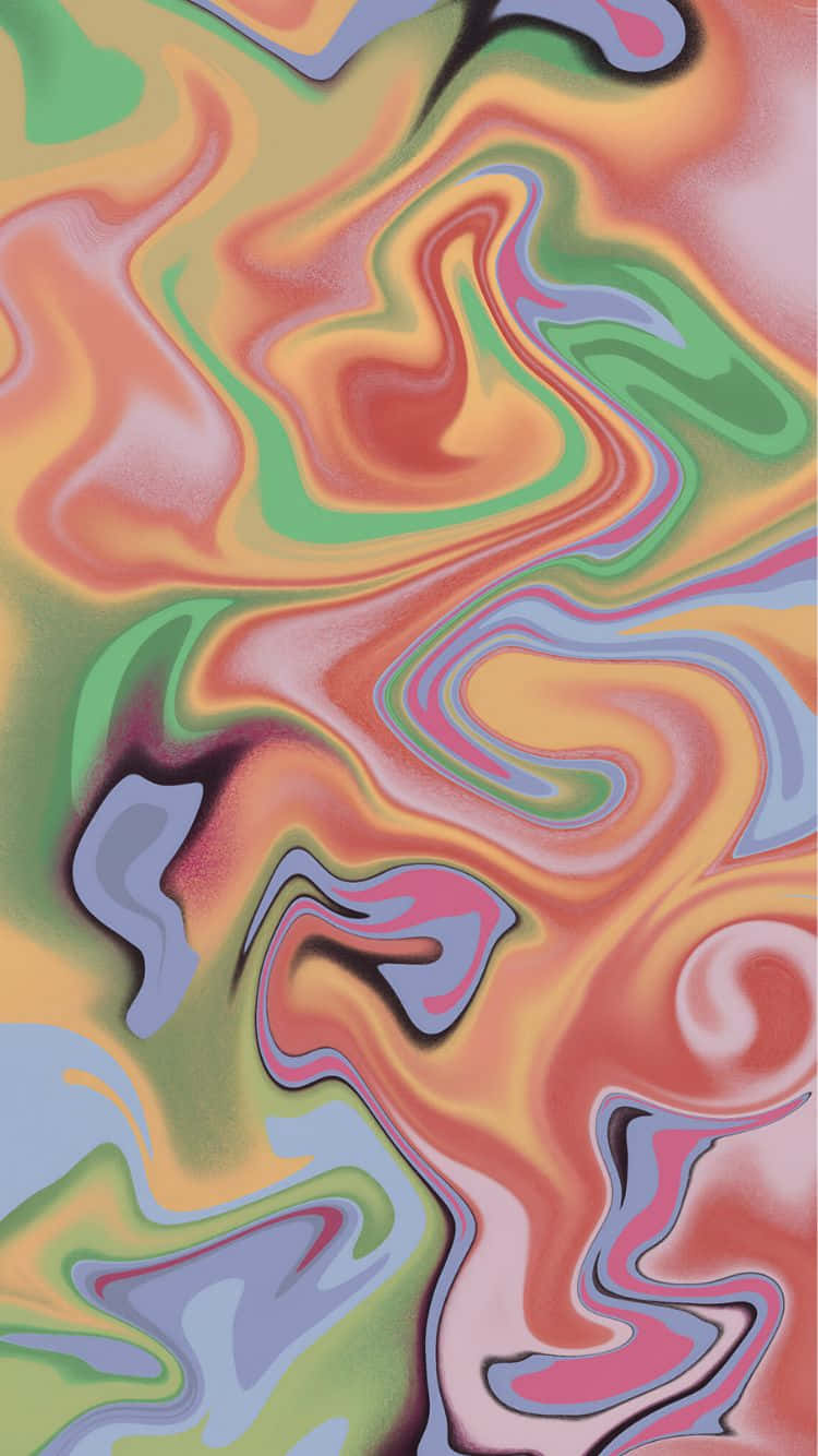 Abstract Liquid Swirlsi Phone6 Wallpaper Wallpaper