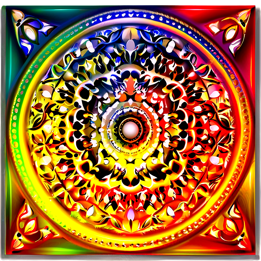Abstract Mandala Pattern Png Bfv36 PNG