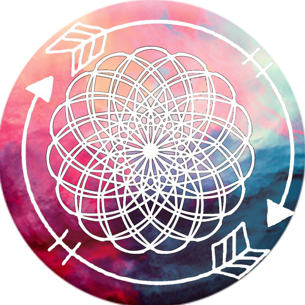 Abstract Mandala Pink Circle Art PNG