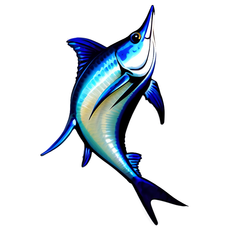 Abstract Marlin Art Png 06242024 PNG