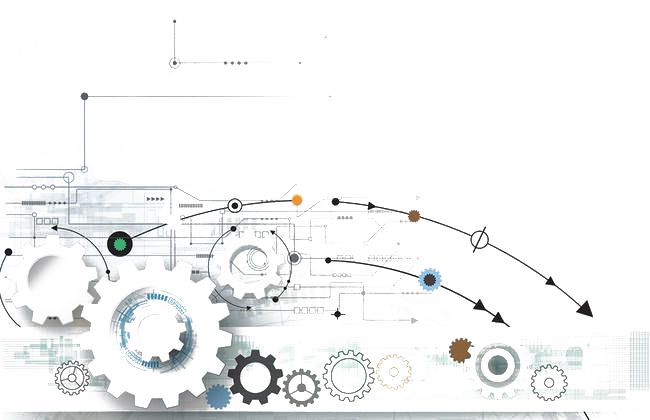 Abstract Mechanical Blueprint PNG