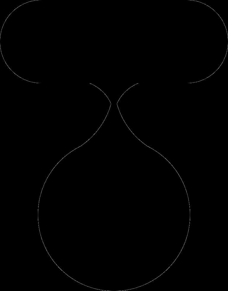 Abstract Mickey Mouse Outline PNG
