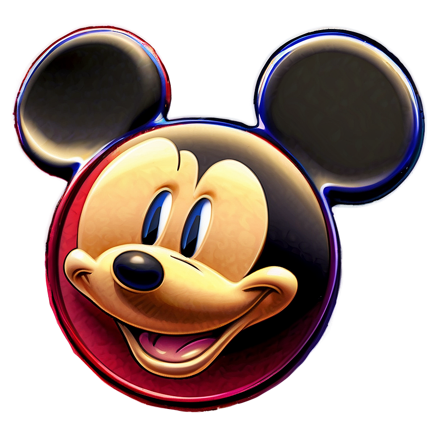 Download Abstract Mickey Mouse Outline Png 51 | Wallpapers.com