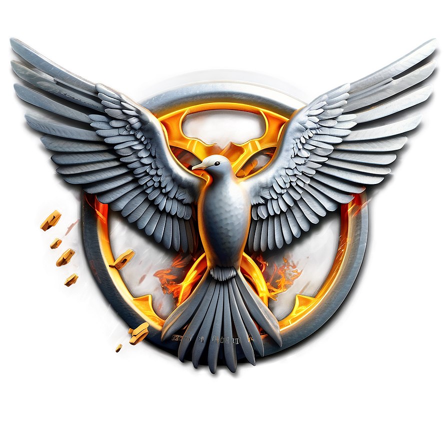 Abstract Mockingjay Artwork Png 06242024 PNG