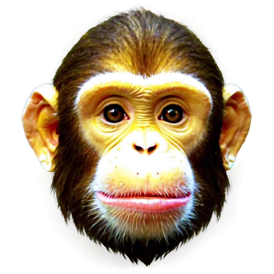 Abstract Monkey Face Png Paa PNG