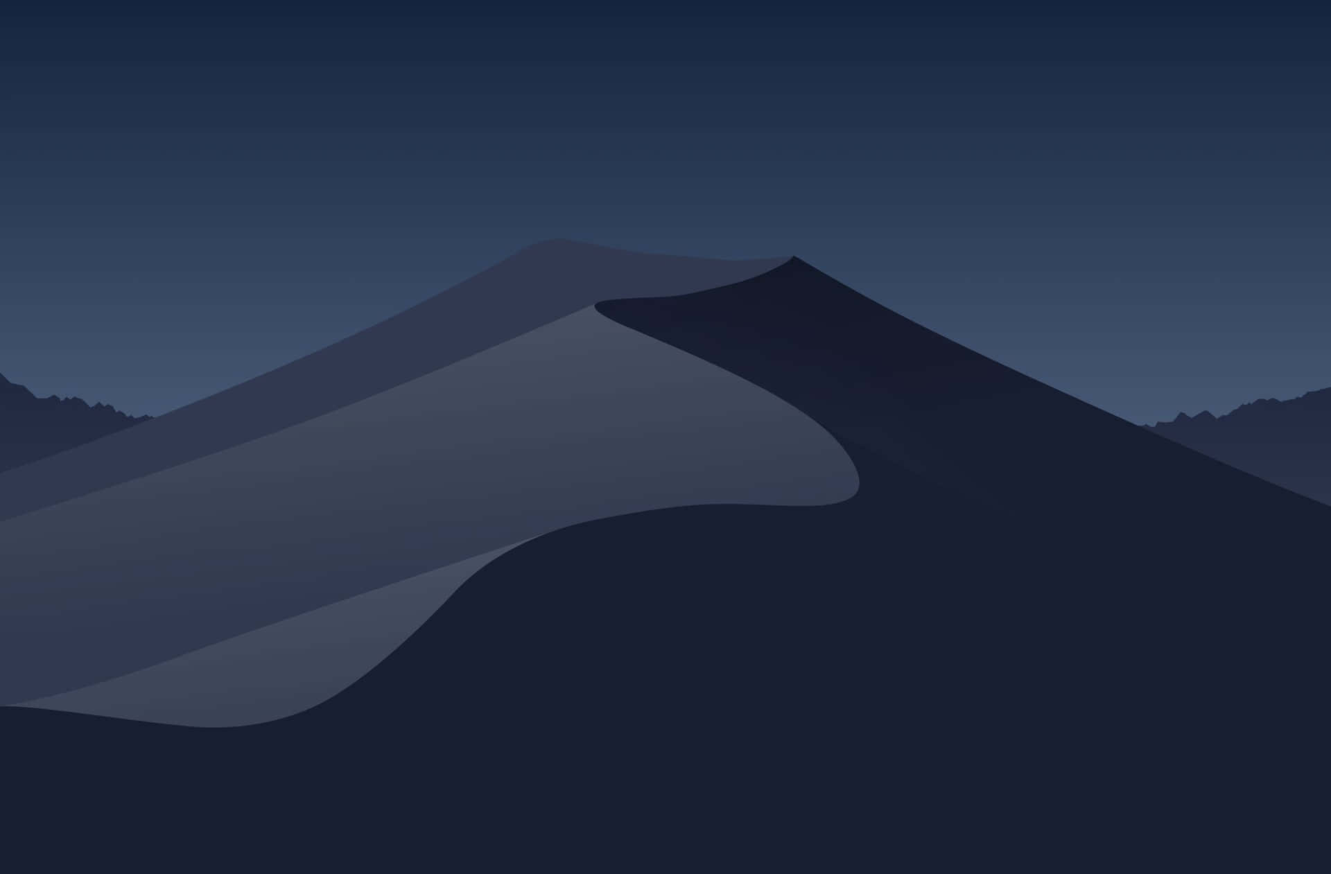 Abstract Mountain Silhouettes Dark Background Wallpaper