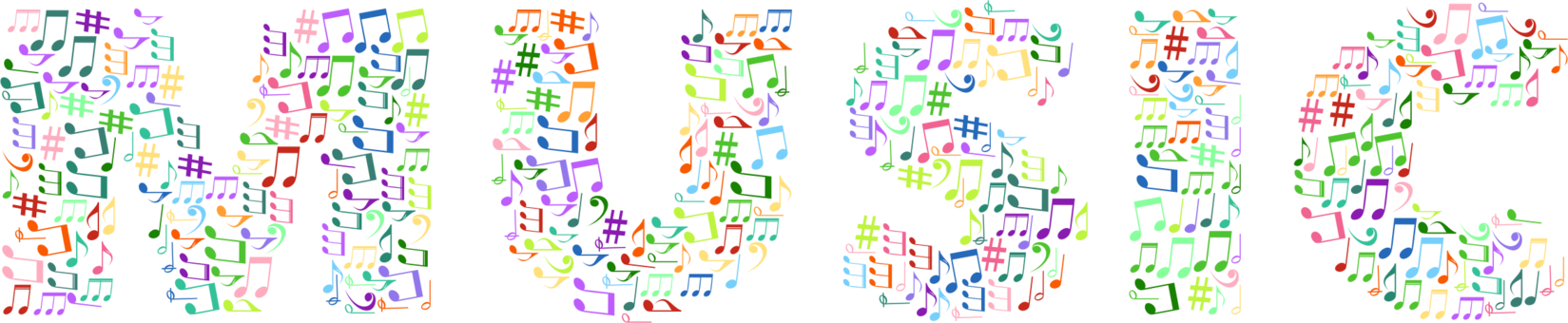 Abstract Musical Composition PNG