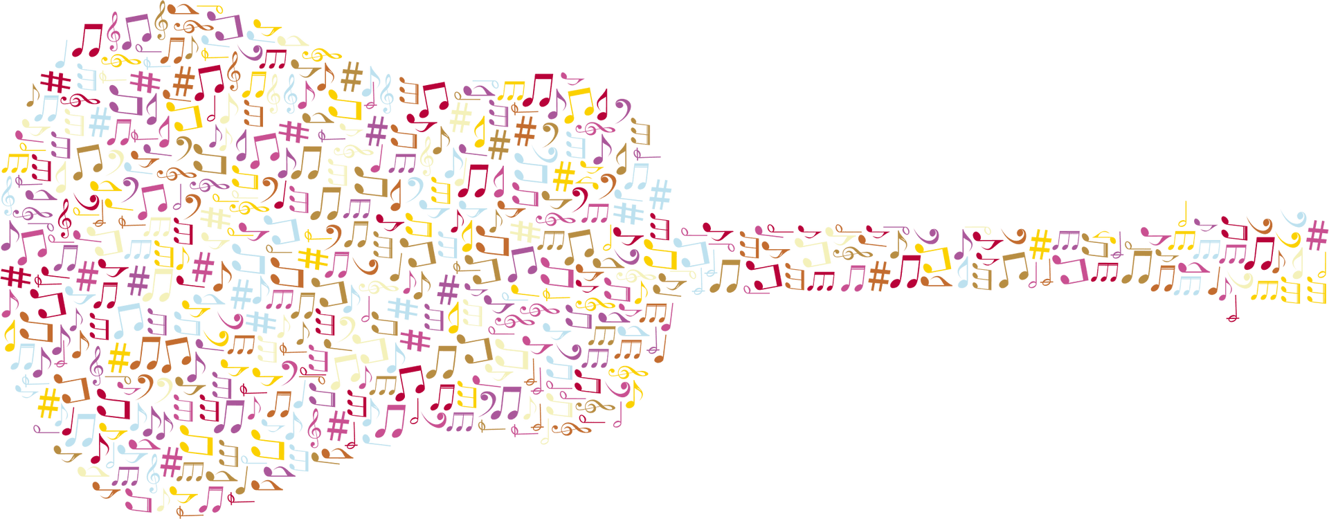 Abstract Musical Explosion PNG