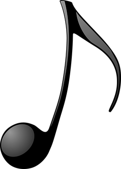 Abstract Musical Note Graphic PNG