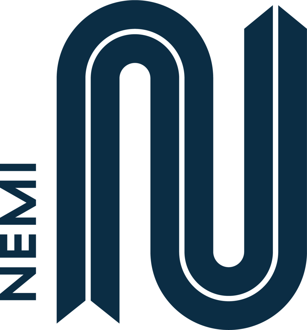 Abstract N U Logo Design PNG