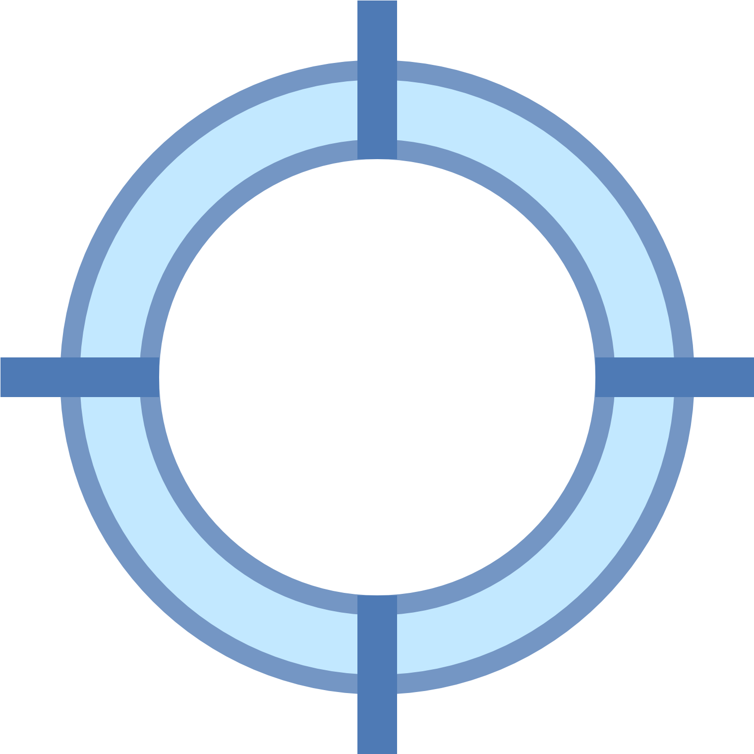 Abstract Navigation Target Icon PNG