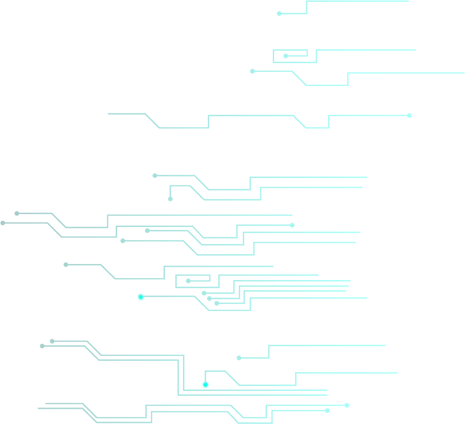 Abstract Neon Circuitry PNG