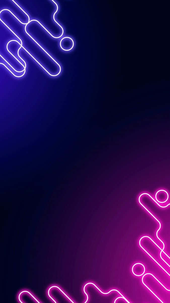 Abstract Neon Drip Background Wallpaper