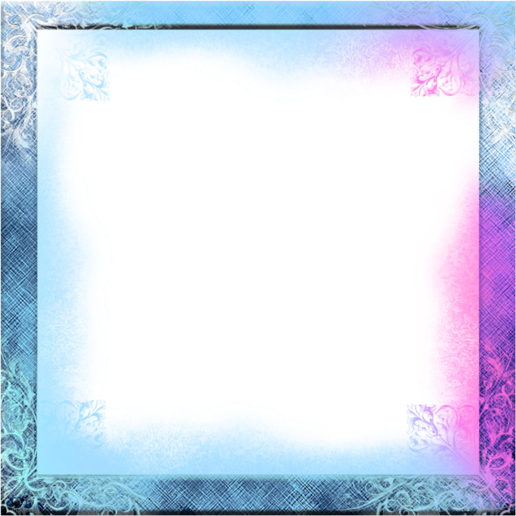Abstract Neon Frame Design PNG