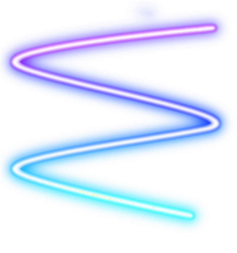Abstract Neon Glow Path PNG