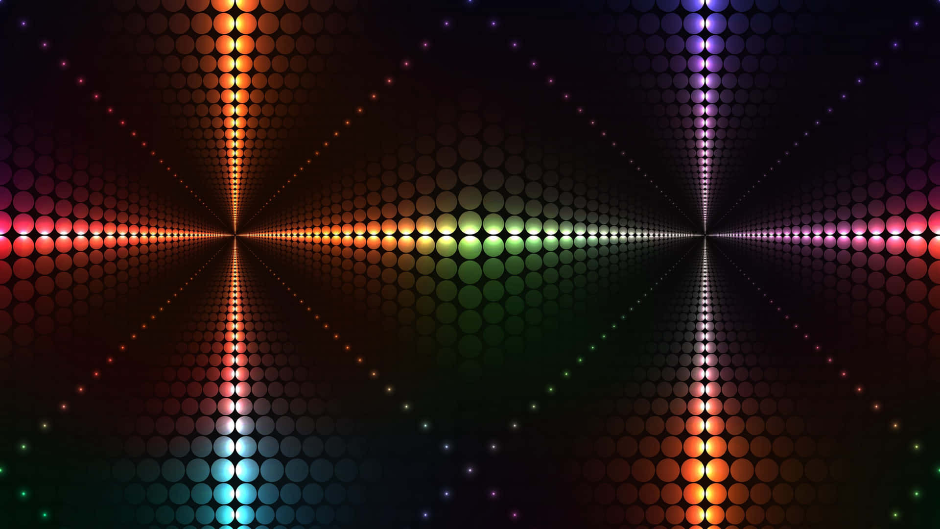 Abstract Neon Light Spectrum Wallpaper