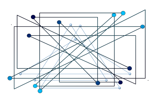 Abstract Network Connectivity Graphic PNG