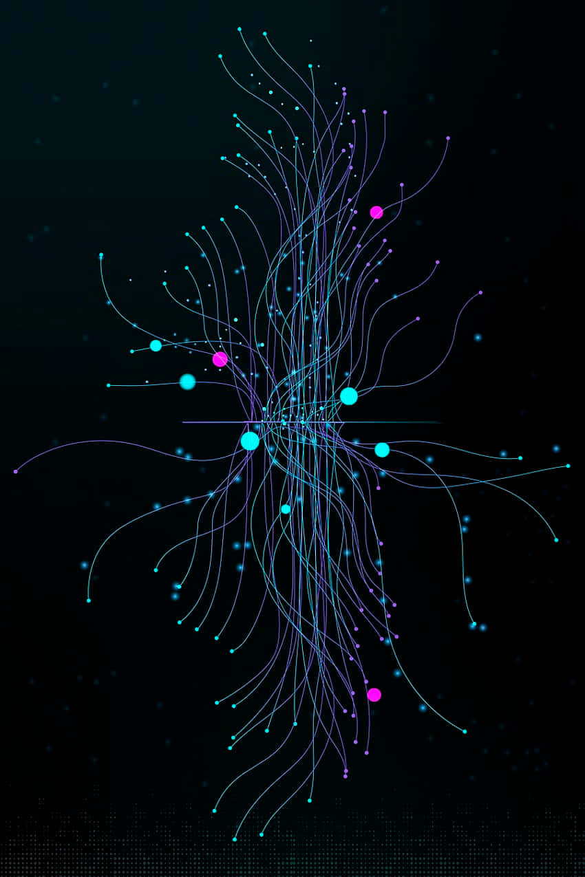 Abstract Neural Network Concept Wallpaper